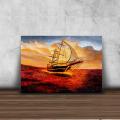 Boat Handmade Painting on Canvas Home decoration items Wall Art for Home Decor 8x12 inch / 12x18 inch / 20x14 inch / 20x30 inch - Ayesha Art Centre. 