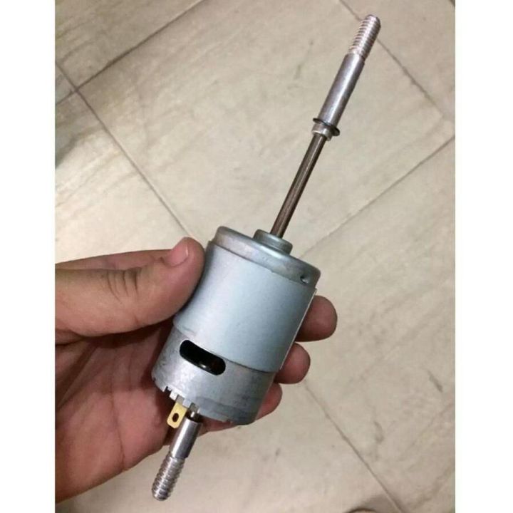 12V DC High Speed Long Shaft Heavy Duty High RPM Copper Magnetic Motor| Shopikbuzz