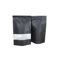 20x30 cm food Grade Black Almunium standup pouches with window  50pcs/Lot. 