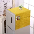 Fridge Covers Quilted Cotton 100% Waterproof ,Dust Proof Top Cover with 6 Pocket. 