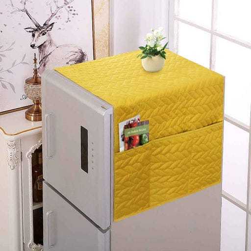 Fridge%20Covers%20Quilted%20Cotton%20100%25%20Waterproof%20,Dust%20Proof%20Top%20Cover%20with%206%20Pocket%20-%20Image%202