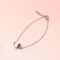 【Hengli jewelry story】Yin Design Tai Chi Yin and Yang Link Bff Chain Link Gossip Bracelet Female In Stainless Steel. 