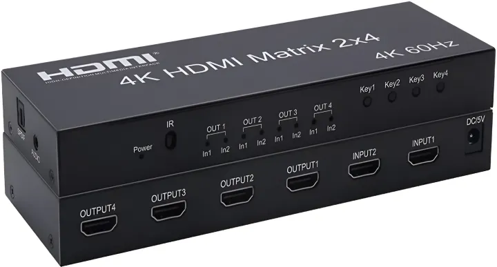 4k%20HDMI%20Matrix%202X4%20Splitter%204K%2060Hz%202%20in%204%20Out%20HDMI%20Splitter%20Switcher%20Audio%20Extractor%20AUX%20SPDIF%20Scale%20Down%20Extracci%C3%B3n%20de%20Canal%20DTS%205.1(2.0%20HDMI%202X4%20Matrix)%20-%20Image%208