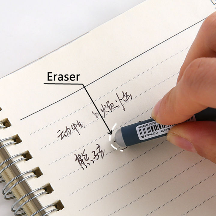 Cute%20Cartoon%20Erasable%20Gel%20Pen%200.35mm%20Black/Blue%20Ink%20Pen%20Student%20Stationery%20-%20Image%204