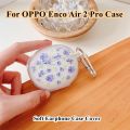 Original For OPPO Enco Air 2 Pro Transparent cartoons Silicone Earphone Case Cover. 
