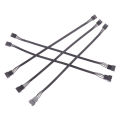 5PCS 4Pin PWM CPU Fan Wire Connector Adapter Computer Fan Extension Power Cable WEIRUI. 