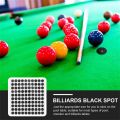 100 pieces Snooker Pool Accessories Snooker Position Marker Spot Adhesive Marking Self-adhesive Table Ball Point Sticker Pool Stickers Billiards Cue Ball Locators Billiard Point Stickers White Ball Locator Sticker. 