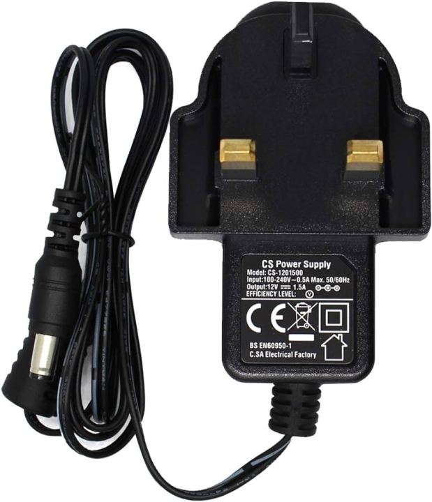 12V 1.5A Power Supply Adapter Conventer 18W, AC to DC Power Supply, AC/DC Driver Transformer 5.5mm x 2.1mm 5.5x2.1 Jack Wall Plug for LED Strip Lights, Router, CCTV Camera, ADSL Cats