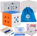 Gan 11 M Pro UV Coated  Magnetic Speed Cube Porfessional Stickerless (UV Coated) Frosted Inside Adjustable Magnetic Technology. 