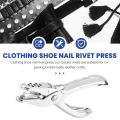 Rivets for Leather, 300 Sets Double Cap Rivets 3 Sizes. 