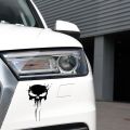 Punisher Skull Car Sticker (Black), Car Accessories, Stickers for Car, Car Modification, Car Decoration, Motorbike Stickers. 
