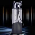 Durable Water Bottle Cute Fox BPA Free 320ML Transparent For Bicycle Tour Environmwntal Friendly Long Lasting Water Cup Water Glass. 