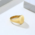 KINGS AND NOBILITY JEWELRY PINKY SIGNET RINGS FOR STYLISH GENTLEMEN ENGRAVABLE RING GIFT FOR HER AND HIM. 
