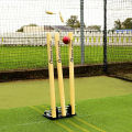Hard Ball Cricket Spring Back Cricket Stumps – 28in Senior Stumps – Freestanding & Portable. 
