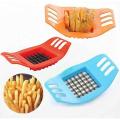 French Fry Cutter French Fry Slicer - Potato Cutter Vegetable Slicer Chopper chips Making Potato Chips Device ABS + Stainless Steel Kitchen Tools. 