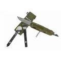 Kingcamp - Multifunction Outdoor Tableware,3 in 1 Camping Folding Spoon Fork Knife Portable Cutlery Set with Pouch. 