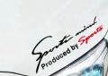 Car Sticker Sports Mind Produced by TRD Sports Stickers. 