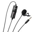 BOYA BY-M1 Omnidirectional Lavalier Condenser Recording Microphone & Clip-On Lapel Lavalier Mic / Microphone for DSLR Camcorder Audio Recorder Youtube Podcast Interview Video for all Devices - BoYa - M1 Microphone. 
