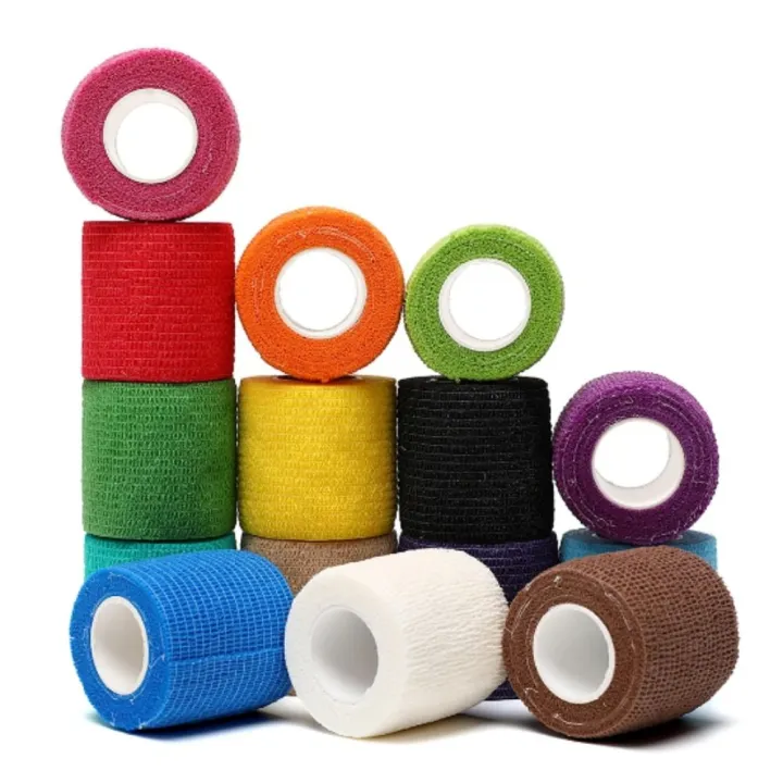 Athletic Wrap Tape Elastic Self Adhesive Elastoplast Prevent chafing ...