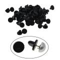 200x Silicone Pin Backs Lapel Pins Backings Butterfly Clutch Pin Keepers for Uniform Badges. 