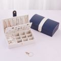 【happy one】Small Jewelry Box Faux PU Jewelry Jewelry Treasure Box for Girls - Arched. 