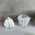 Heat-resistant Candle moulds Detailed Silicone Lightweight Plaster moulds Reusable Halloween decorations for Halloween Home. 