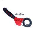 Rubber Strap Wrench Industrial Accessories Adjustable Wrench for Plumbing Truck. 