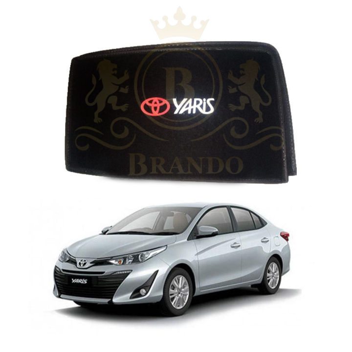Car Sun Shades For Yaris - Original Size - Black - 4pcs  (Adjustable)
