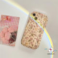 Transparent 3D Wavy Curved Edge Phone Case Compatible For Infinix Hot 11 20 10 12 9 8 30i 30 Play Hot 10Lite 9 8 Smart 5 6Plus 7 6 Note 12 G96 Fresh Flowers Soft Tpu Flower Back Cover. 