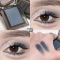 Smoky Glitter Eyeshadow Punk Black Shimmer Pink Mashed Potatoes Texture Cool Monochrome Eye Shadow Palette Pearly Matte Makeup. 