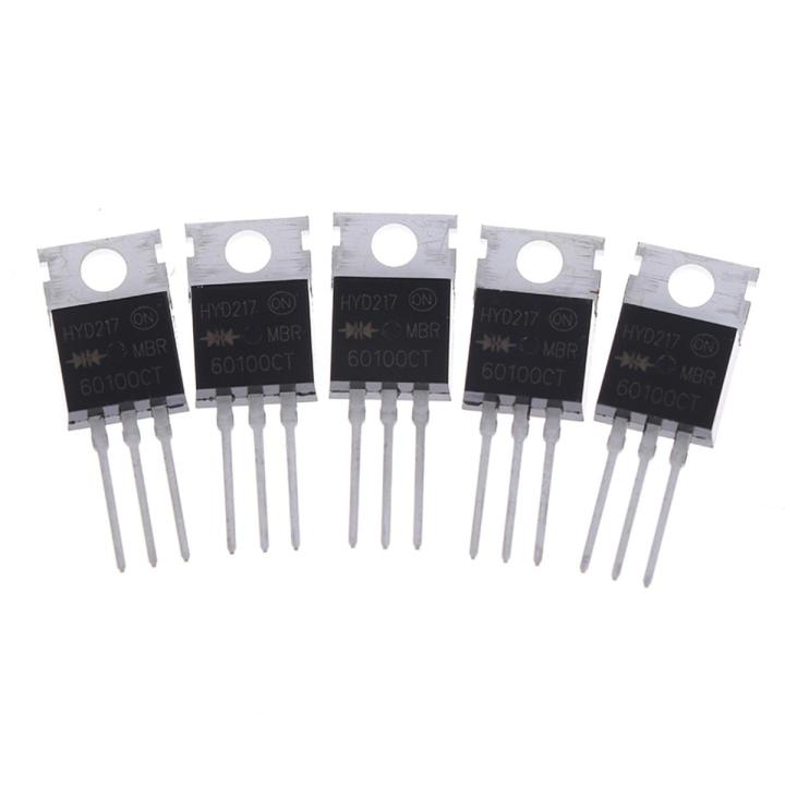 5Pcs V60100C MBR60100CT TO220 To-220 Schottky Diode 60A 100V Original Encounter