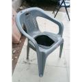 Plastic Commode Chair for Old People. 