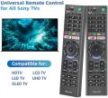 Universal Replacement Remote Control RM-L1370 Compatible for All Sony Bravia Smart TV-HDTV 3D LCD LED OLED UHD 4K HDR TVs, best quality. 