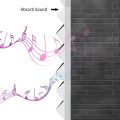 12 Pcs Acoustic Foam Board,Sound Insulation,for Studio Game Room. 