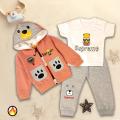 Baby Boy Girl Winter Clothes Set Soft Warm Fleece Padding Clothes for Kids. 