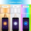 LINGANZH WiFi Smart Bulb Alexa Light , Multicolor Dimmable LED Light Bulb Work with Alexa Google Home and IFTTT, Timer Schedule, Remote Control by Smartphone, No Hub Required B22 (B22 B ayonet). 
