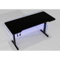 Black Gaming Table -  Pc Gaming Table - Laptop Gaming Table - RGB Led Lights on Table - Study Table - Headphones Holder - (Customised). 