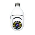 Wifi Bulb Camera 1080p Full HD PTZ 360 Rotate Day and Night Vision CCTV Security Protection Audio Record Video Surveillance Camera Wireless Indoor. 