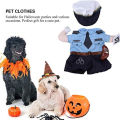 Halloween Dog Cosplay Chucky Costume Pet Dress Up Cats Dogs Clothes for Small Dogs Boy Wig Hat Halloween Cosplay Christmas Party. 