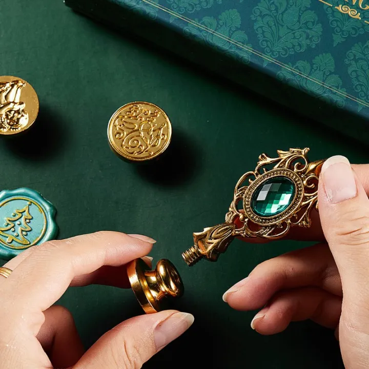 RHS%20Online%20Fire%20Paint%20Set%20DIY%20Handmade%20Envelope%20Sealing%20Wax%20Stamp%20Ancient%20Seal%20Post%20Decorative%20-%20Image%207