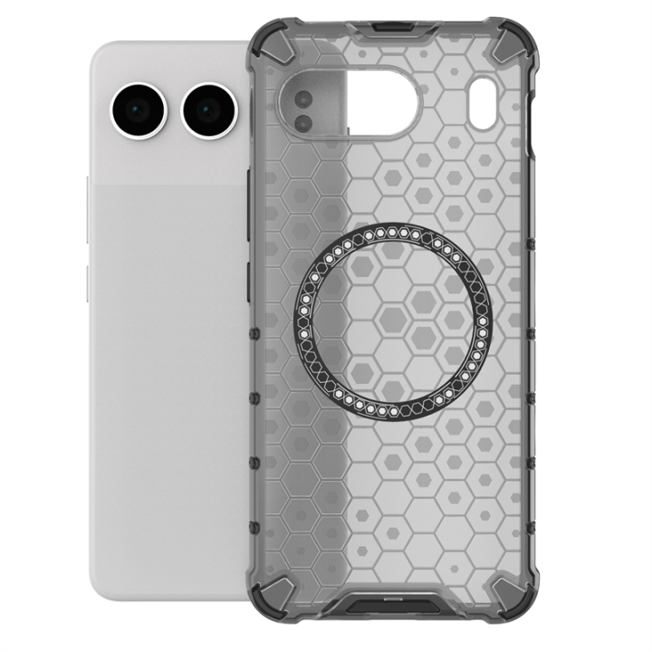 For OnePlus Nord 4 5G Case Honeycomb MagSafe Shockproof Camera Protection Back Cover OnePlus Nord 4 5G casing