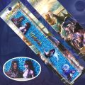 Douluo mainland quicksand ruler Pikachu stationery pupils transparent cute cartoon ruler wave into the oil ruler. 