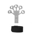 Finger Gripper - Guitar Finger Exerciser Hand Strengthener Hand Trainer - Hand Gripper - Exercise Tool - Silicone Made Strong Body Building - Grip training equipment. 