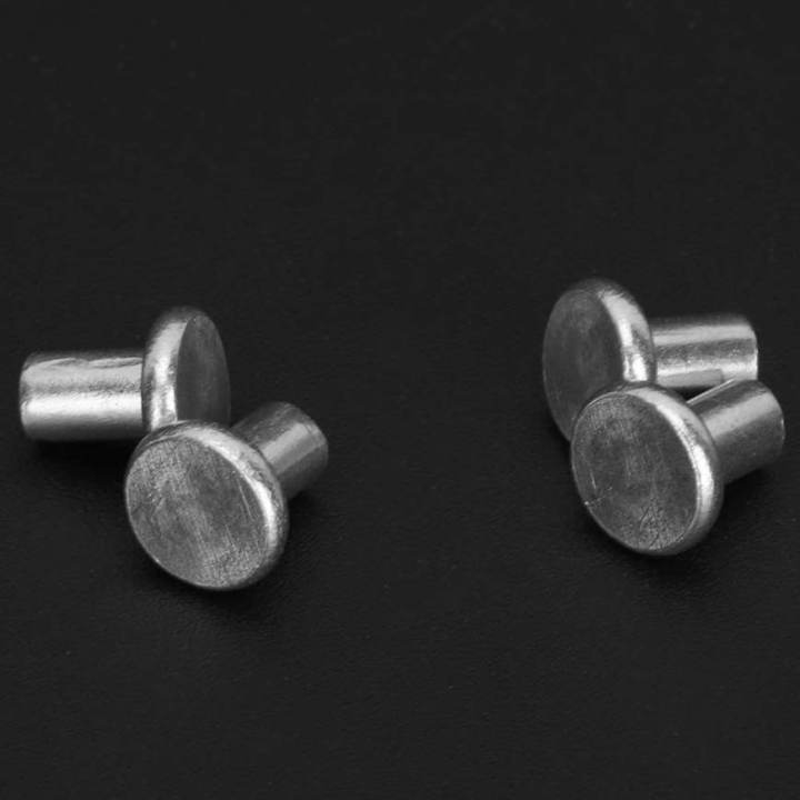 100pcs High Quality GB867 M4 Flat Head Aluminum Rivets Solid Rivet