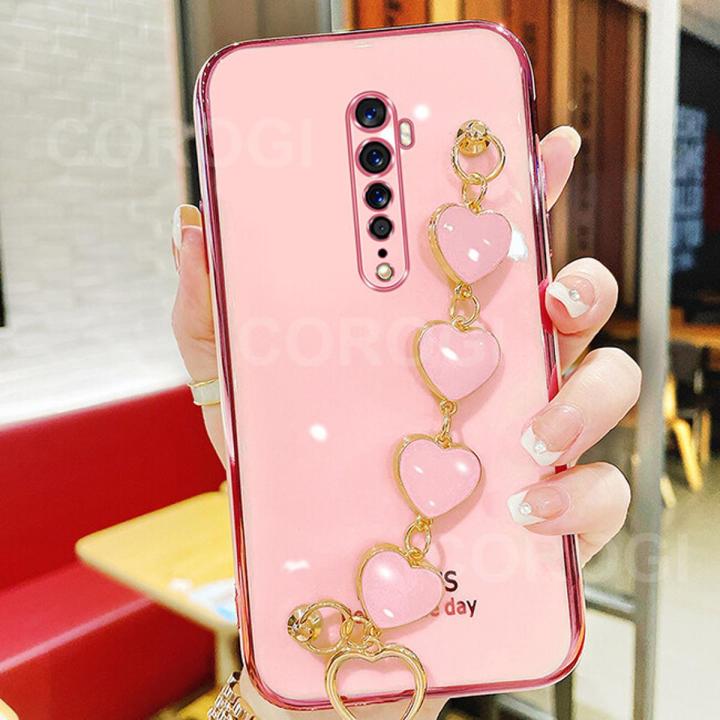 SEAHAI Cover per Oppo A60 4G Cover, Ultra Sottile Custodia in TPU a Gradiente Colori, Trasparente Silicone Morbido Case Antiurto Cover, Rosa/Oro