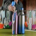 Multi-function Double-end Cleaning Brush-The Two-Sided Folded kitchen Glass Utensils cleaning tool. 