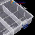 F-240 12 Cell Adjustable Double Layer Storage Box Tool Box for jewelry and Electronic Components Tool Box. 