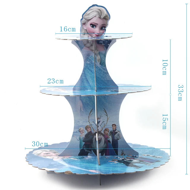 FROZEN THEME CUPCAKE STAND 3 TIERS CUPCAKE STAND