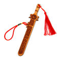 Feng Shui Tai Chi Eight Diagrams The Peach carving Wood Sword Handicraft Home Carving Decoration Accessories Decor. 