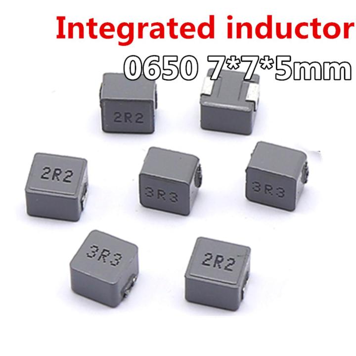 10pcs 0650 Molding Power Choke SMD Power Inductor 1UH 1.5UH 2.2UH 3.3UH 4.7UH 6.8UH 10UH 15UH 22UH 33UH 47UH 1R0 1R5 2R2 6*6*5MM